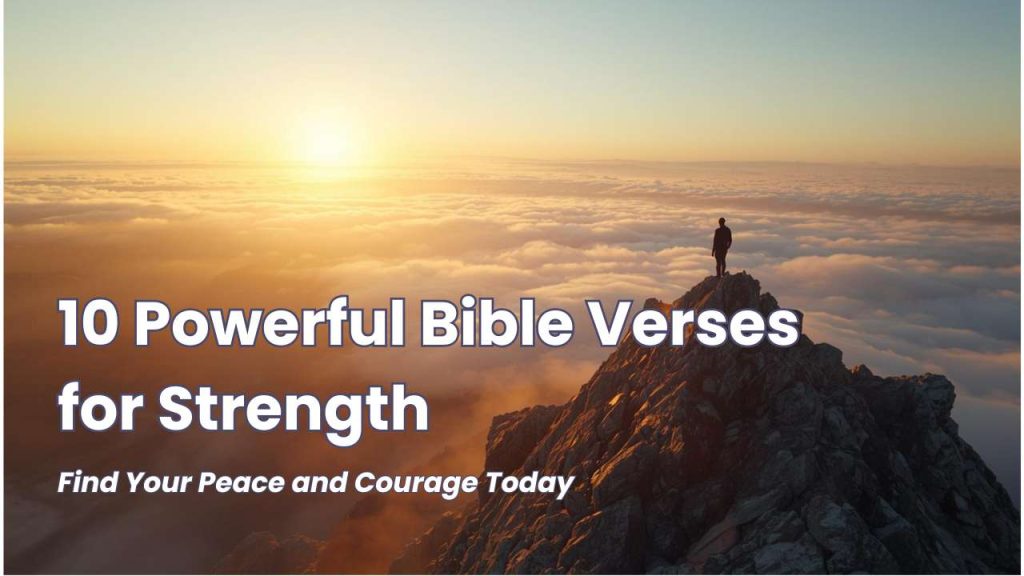 0 inspiring bible verses for strength and courage featured image